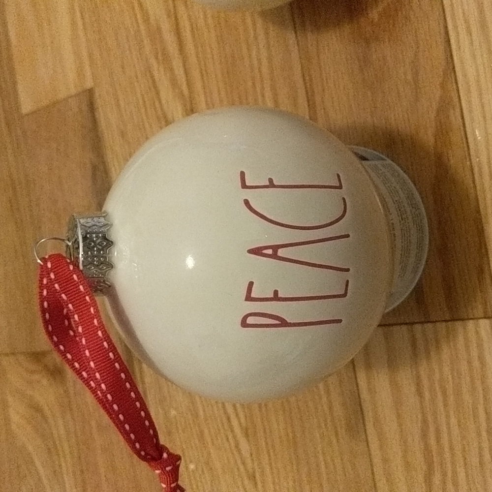 Rae Dunn ceramic X-mas ornaments